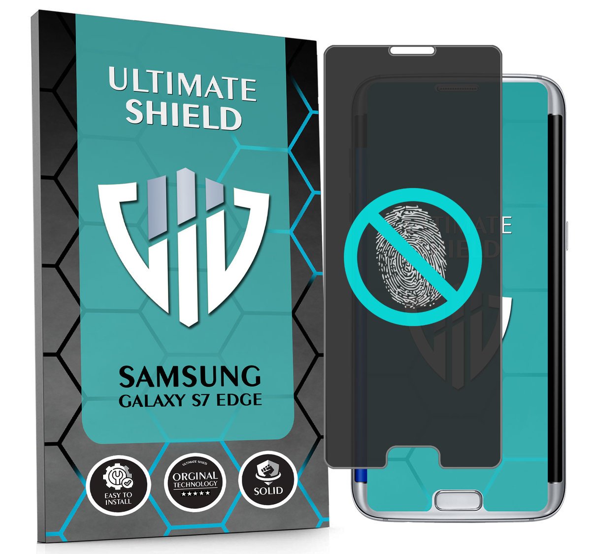 NAJLEPSZE SZKŁO 5D PEŁNE DO SAMSUNG GALAXY S7 EDGE NIETŁUKĄCE ORYGINAŁ