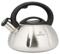 Czajniki na gaz - Tradycyjny stalowy czajnik z gwizdkiem 3L C5-W34 - miniaturka - grafika 1