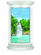 Świece - Kringle Candle Duża świeca z dwoma knotami Fiji 623 g - miniaturka - grafika 1