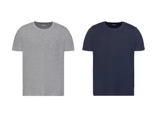 Koszulki męskie - LIVERGY LIVERGY T-shirt męski, 2 sztuki (M (48/50), Granatowy/ szary) 4055334522045 - grafika 1