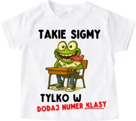 Koszulki męskie - Koszulki dla kolegów z klasy - takie sigmy tylko w (żaba w ławce) - miniaturka - grafika 1