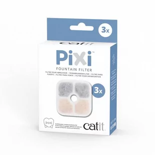 Catit CATIT PIXI Filtr do poidła Pixi Fountain 3szt CH-7216 - Miski dla kotów - miniaturka - grafika 1