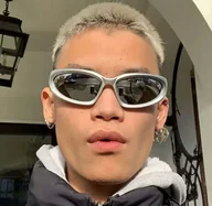 Okulary przeciwsłoneczne - Szybkie Futurystyczne Okulary w Stylu Y2K Trendy Szare Prezent Trend Unisex - miniaturka - grafika 1