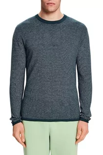 Swetry męskie - ESPRIT Sweter męski, 305 / Emerald Green, XS - grafika 1