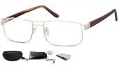 Okulary korekcyjne, oprawki, szkła - Okulary oprawki prostokątne optyczne korekcyjne Montana 252C - miniaturka - grafika 1