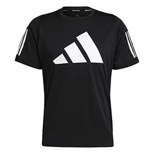 Adidas Koszulka męska FL 3 Bar Tee podkoszulek czarny czarny L GL8920 - Koszulki męskie - miniaturka - grafika 1
