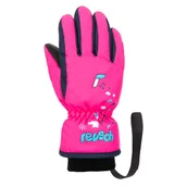 Odzież trekkingowa męska - Dziecięce Rękawiczki REUSCH KIDS 62/85/105/3297 – Różowy - miniaturka - grafika 1