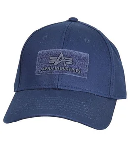 Czapka ALPHA INDUSTRIES VELCRO CAP granatowa (rep.blue) 168903 07 - Czapki damskie - miniaturka - grafika 1
