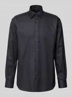 Koszule męskie - Koszula biznesowa o kroju modern fit z listwą guzikową - miniaturka - grafika 1