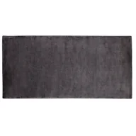 Dywany - Beliani Dywan z wiskozy 80 x150 cm ciemnoszary GESI II - miniaturka - grafika 1