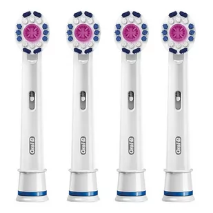 ORAL-B Końcówki wymienne do szczoteczek do zębów EB18-3+1 3DWhite EB18-3+1 4 szt biały - Końcówki do szczoteczek elektrycznych - miniaturka - grafika 1