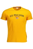 Portfele - T-SHIRT US POLO Z KRÓTKIM RĘKAWEM POMARAŃCZOWY MĘSKI - miniaturka - grafika 1