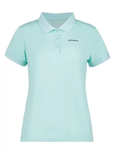Koszulki sportowe damskie - Icepeak Funkcyjna koszulka polo "Bayard" w kolorze turkusowym - grafika 1
