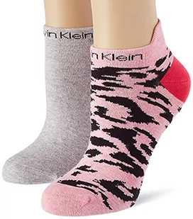 Calvin Klein Damskie sneakersy Leopard (2 sztuki), różowy melanż, rozmiar uniwersalny - Sneakersy damskie - miniaturka - grafika 1