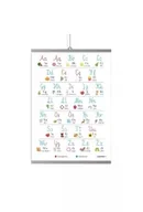 Podkładki na biurko - Plakat edukacyjny - alfabet litery polskie B2 - miniaturka - grafika 1