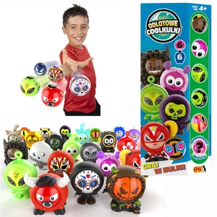 EPEE Figurka Odlotowe Coolkulki 6 kulek + 6 ubranek Totem Box C Zielony - Figurki dla dzieci - miniaturka - grafika 1