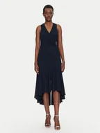 Sukienki - Morgan Sukienka koktajlowa 251-REEL Granatowy Regular Fit - miniaturka - grafika 1