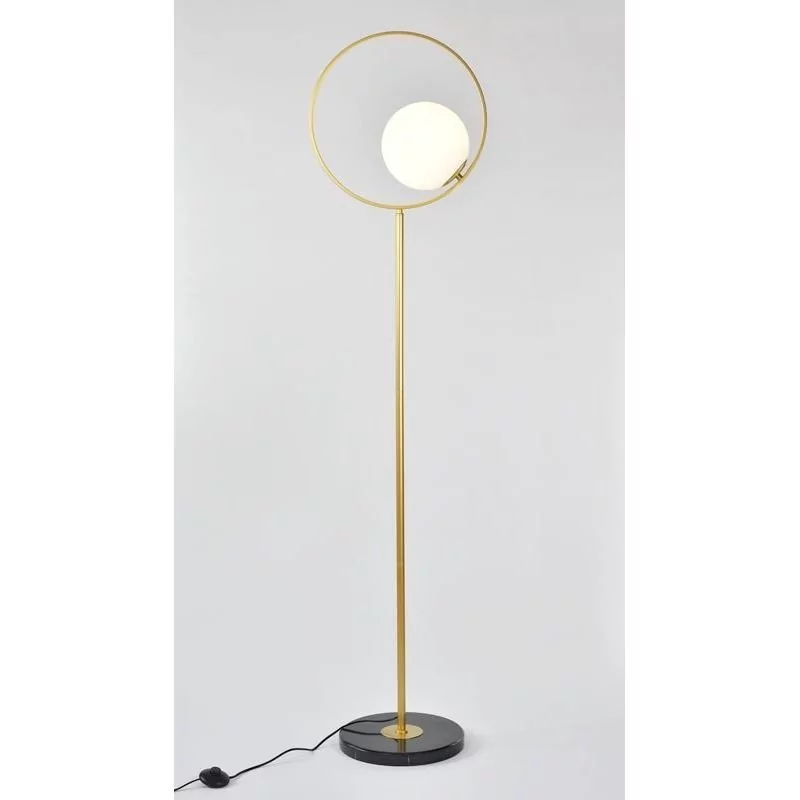 mcodo MCODO ::  Nowoczesna, a zarazem klasyczna lampa podłogowa z marmurową podstawą z nowej kolekcji lamp Bella F83022gold