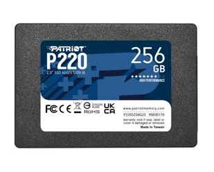 Patriot P220 256GB 2.5" SATA III (P220S256G25) - Dyski SSD - miniaturka - grafika 1