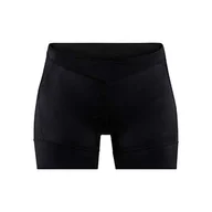 Spodnie damskie - Craft Damskie spodnie rowerowe Essence Hot Pants, 999000 Black, 34 - miniaturka - grafika 1