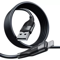 Kable USB - Joyroom kabel USB - Lightning do ładowania / transmisji danych 3A 1m czarny (S-1030M12) S-1030M12(L)-black - miniaturka - grafika 1