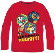 Bluzy dla dziewczynek - Bluzka dla chłopca z pieskami z Psiego Patrolu Czerwona - miniaturka - grafika 1