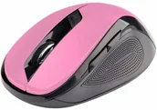 Myszki - C-TECH WLM-02P, růžová, bezprzewodowa, 1600DPI, 6 tlačítek, USB nano receiver - miniaturka - grafika 1
