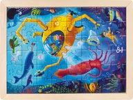 Układanki dla dzieci - Hape HAPE dėlionė Ocean Rescue, E1643A - miniaturka - grafika 1