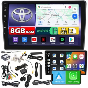 RADIO SAMOCHODOWE NCS ZQ9 TOYOTA AURIS II 2013-2018 CANBUS ANDROID 8GB LTE - Radia samochodowe - miniaturka - grafika 1