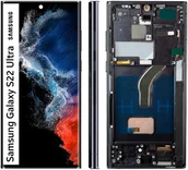 Części serwisowe do telefonów - Wyświetlacz do Samsung Galaxy S22 Ultra Ekran LCD Incell Ramka SM-S908B 5904858351848 - miniaturka - grafika 1