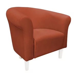 ATOS Fotel Milo Mikrofaza 6 cegła nogi 15 białe - Fotele ATOS Fotel Milo Mikrofaza 6 cegła nogi 15 białe - Fotele - miniaturka - grafika 1