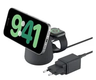 Ładowarki do telefonów - Belkin Ładowarka 3w1, magnetyczna Qi2 15W, do iPhone, AppleWatch, A - miniaturka - grafika 1
