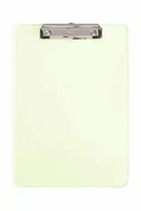 Deski z klipsem - Clipboard plastikowy | podkładka z klipsem | MAULneon | przezroczysty, żółty neonowy | A4 - miniaturka - grafika 1