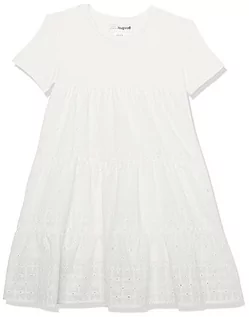 Sukienki - Desigual Sukienka dziewczęca, biały, 6 Lata - grafika 1