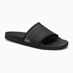 Klapki męskie Quiksilver Rivi Slide black/black/grey - Klapki i japonki męskie - miniaturka - grafika 1