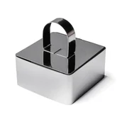 Formy do ciast - Wykrawacz do ciastek kwadrat TADAR, srebrny - miniaturka - grafika 1