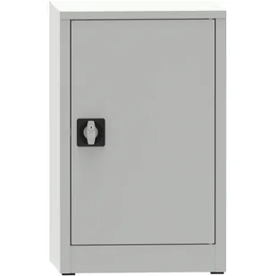 PARTNER B2B Warsztatowa szafa półkowa na narzędzia KOVONA, 1 półka, spawana, 508 x 400 x 800 mm, szara 178619 - Pozostałe wyposażenie warsztatu - miniaturka - grafika 1
