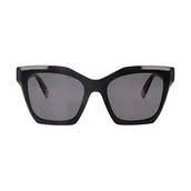 Okulary przeciwsłoneczne - Furla SFU621 Okulary Shiny Black, 53 damskie, Shiny Black, 53 - miniaturka - grafika 1