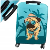 Akcesoria podróżnicze - Pokrowiec ETUI L Na Walizkę Podróżną Ochronny Podróżny Na Bagaż Duży 26-28" - miniaturka - grafika 1