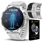 Smartwatch - Smartwatch Zegarek dla Seniora Polskie Menu Ekg Tętno Ciśnienie Temperatura - miniaturka - grafika 1