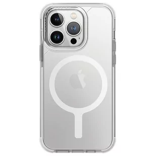UNIQ etui Combat iPhone 15 Pro 6.1" Magclick Charging biały/blanc white - Etui i futerały do telefonów - miniaturka - grafika 1