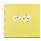 Albumy fotograficzne - Album HAMA Spiral Good Things Vibes Żółty (50 stron) - miniaturka - grafika 1