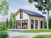 Altany ogrodowe - Nowoczesny domek letniskowy FREYA z poddaszem 75m2 - Nordenwood - miniaturka - grafika 1