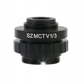 Mikroskopy i lupy - OBIEKTYW SOCZEWKA DO KAMERY MIKROSKOPU 1/3 C-MOUNT - miniaturka - grafika 1