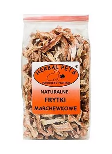 Herbal Pets Naturalne Frytki Marchewkowe 100g - Przysmaki dla gryzoni - miniaturka - grafika 1