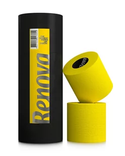 Renova Papier toaletowy RENOVA Tuba, żółty, 3 szt. - Papier toaletowy - miniaturka - grafika 1