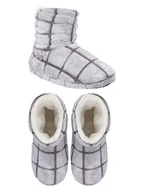 Kapcie damskie - maryplaid Kapcie w kolorze szarym - miniaturka - grafika 1