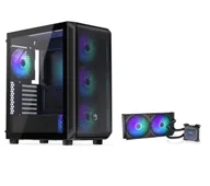 Obudowy komputerowe - Endorfy Arx 500 ARGB Czarny + Navis F280 ARGB Czarny KTOB38005A011 - miniaturka - grafika 1
