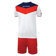 Zestawy męskiej odzieży sportowej - Givova, zestaw boiska do gry wielokolorowa Rot/Weib X-S - miniaturka - grafika 1