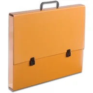 Teczki i skoroszyty - Penmate Teczka szkolna z rączką A3 2cm pomarańczowa TT7551 TADEO - miniaturka - grafika 1